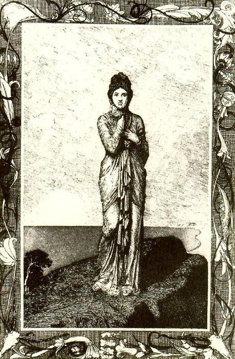 Psyche On A Rock — Max Klinger