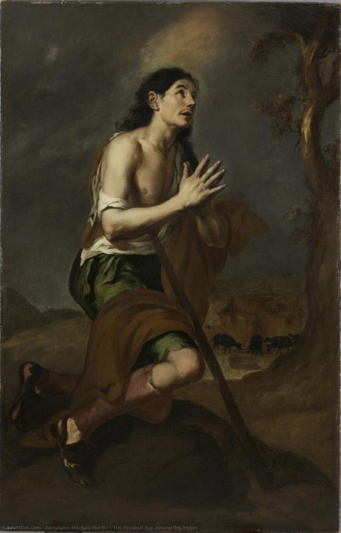 The Prodigal Son Among The Swine — Bartolomé Esteban Murillo