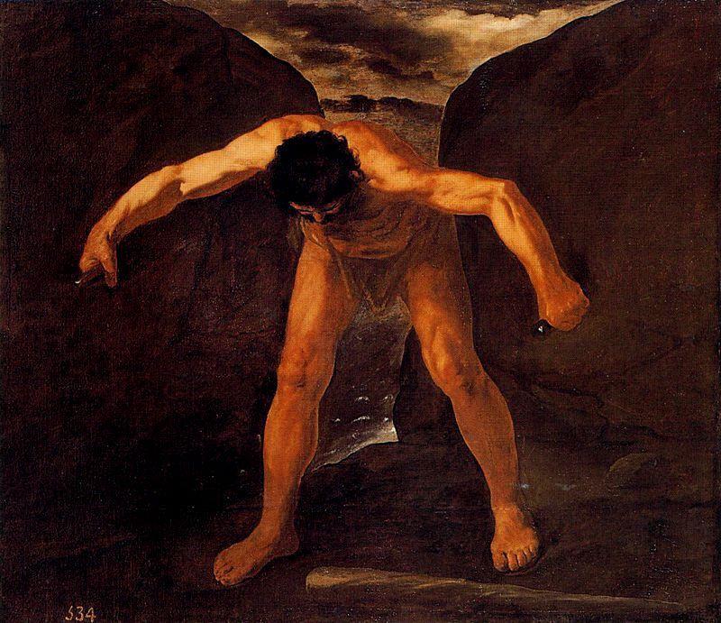Hércules Separa Los Montes Calpe Y Abyla — Francisco De Zurbarán
