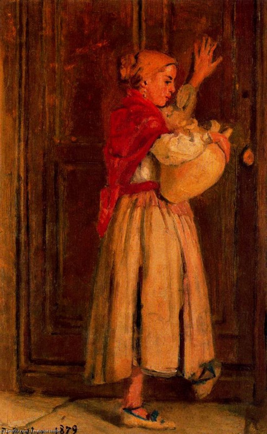 Spanish Girl With Pitcher — Ferdinand Hodler
