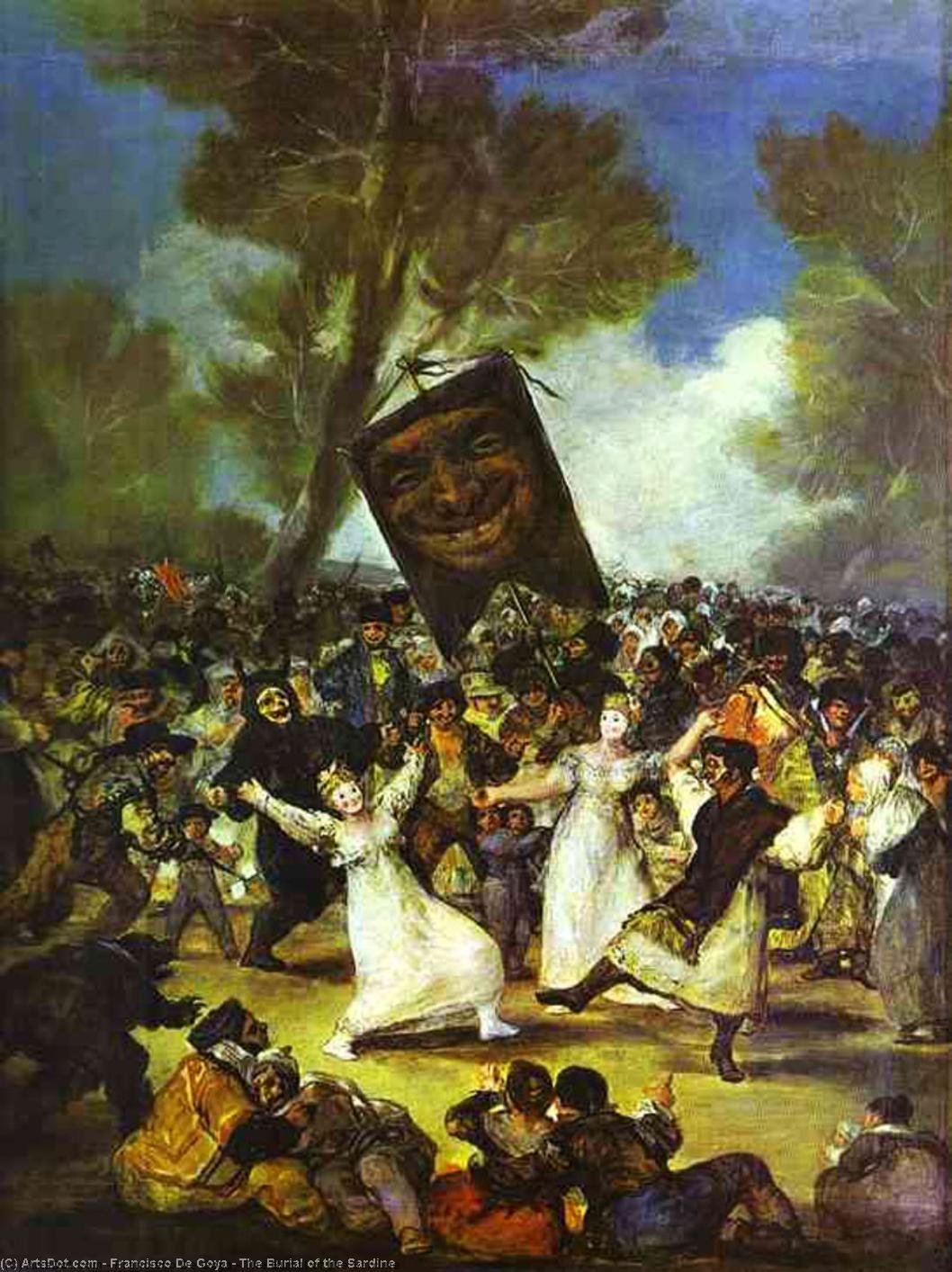 The Burial Of The Sardine — Francisco José De Goya Y Lucientes