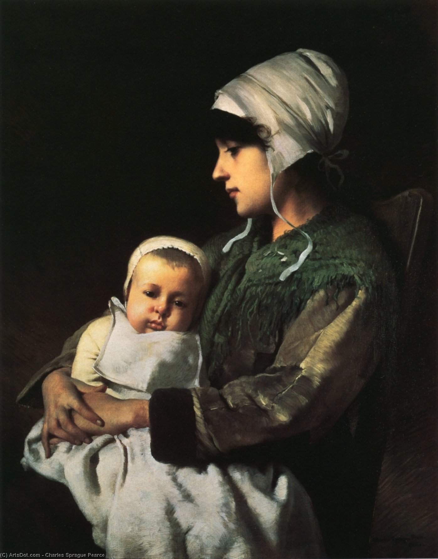 Mother And Child — Charles Sprague Pearce