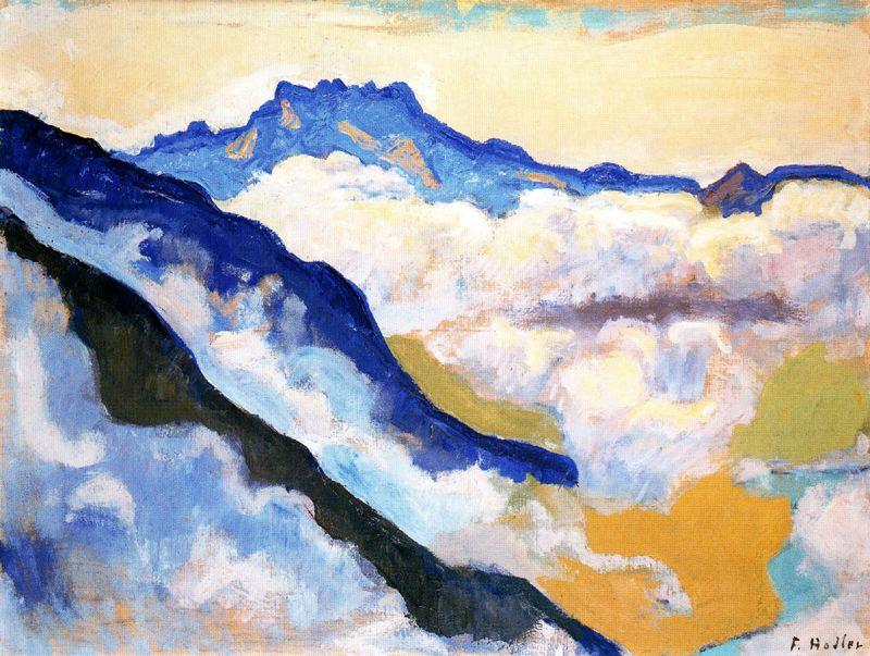 The Dents Du Midi Seen From Caux — Ferdinand Hodler