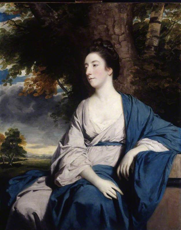 The Honourable Mary Vernon (1739–1843), Mrs George (adams) Anson — Sir Joshua Reynolds