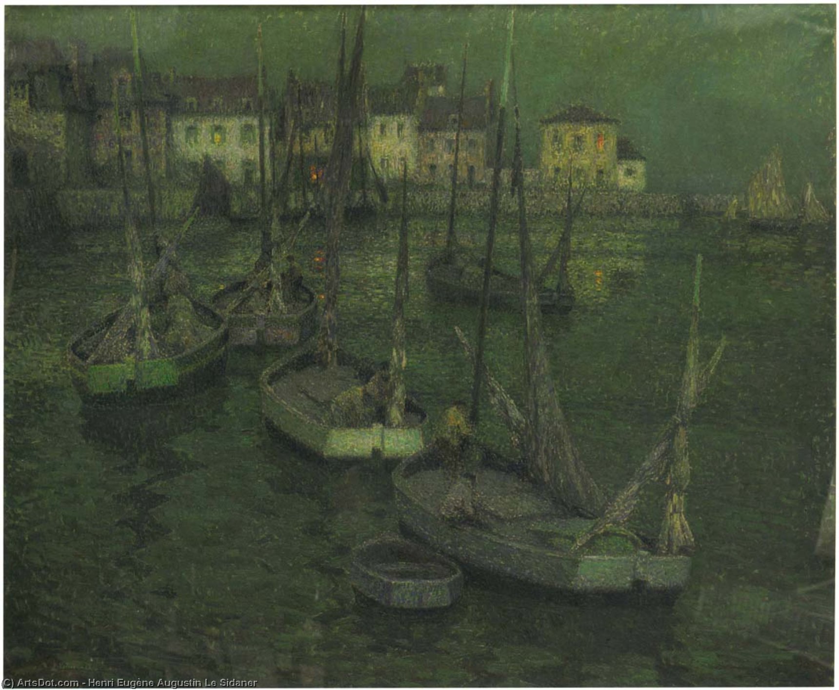 Fishing Boats — Henri Le Sidaner
