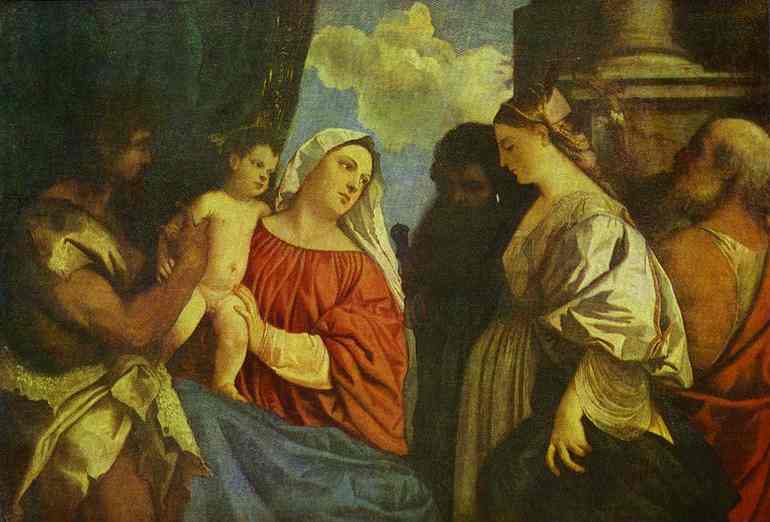 The Virgin And Child With Four Saints — Titian