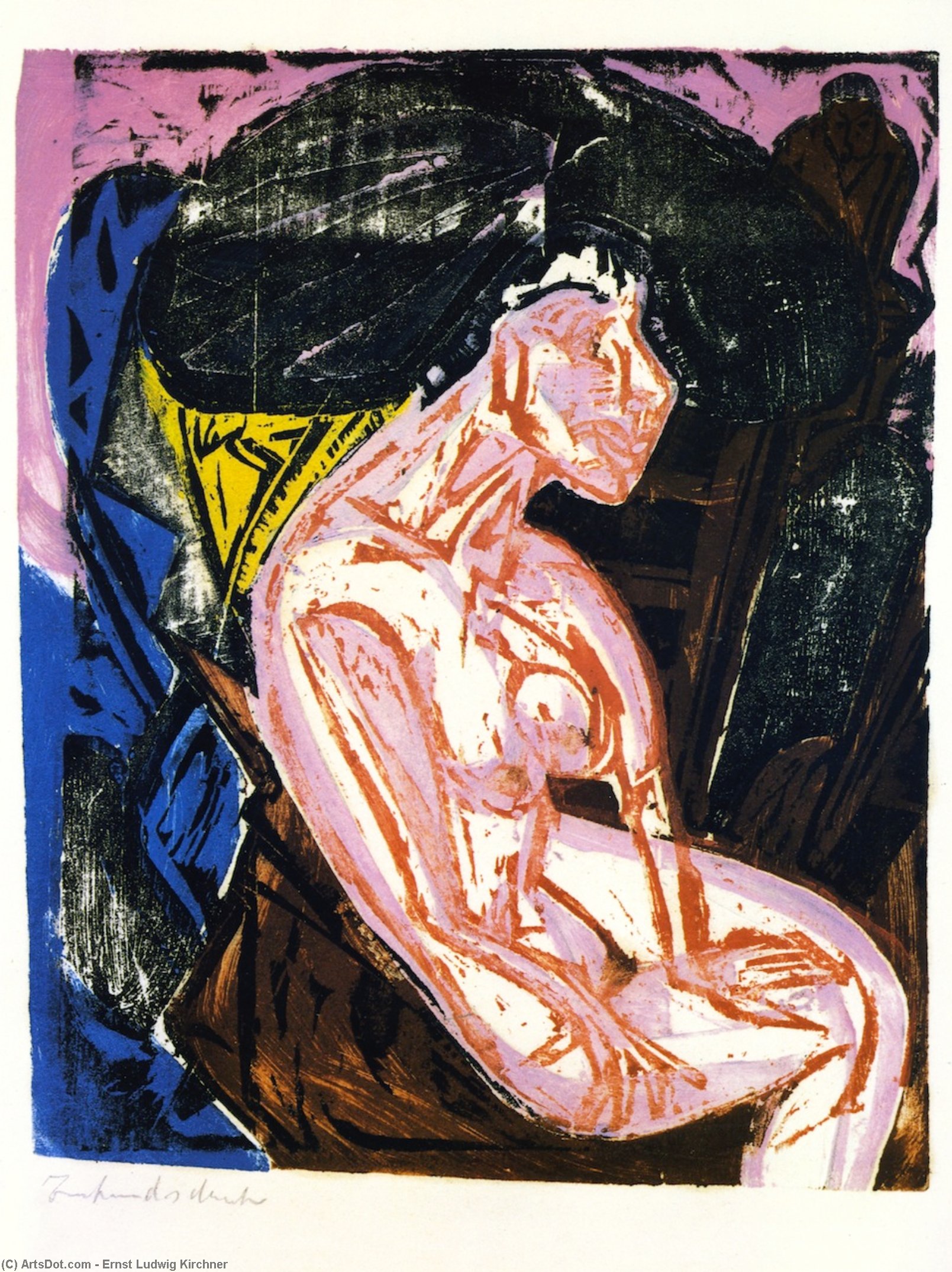 Die Geliebte — Ernst Ludwig Kirchner