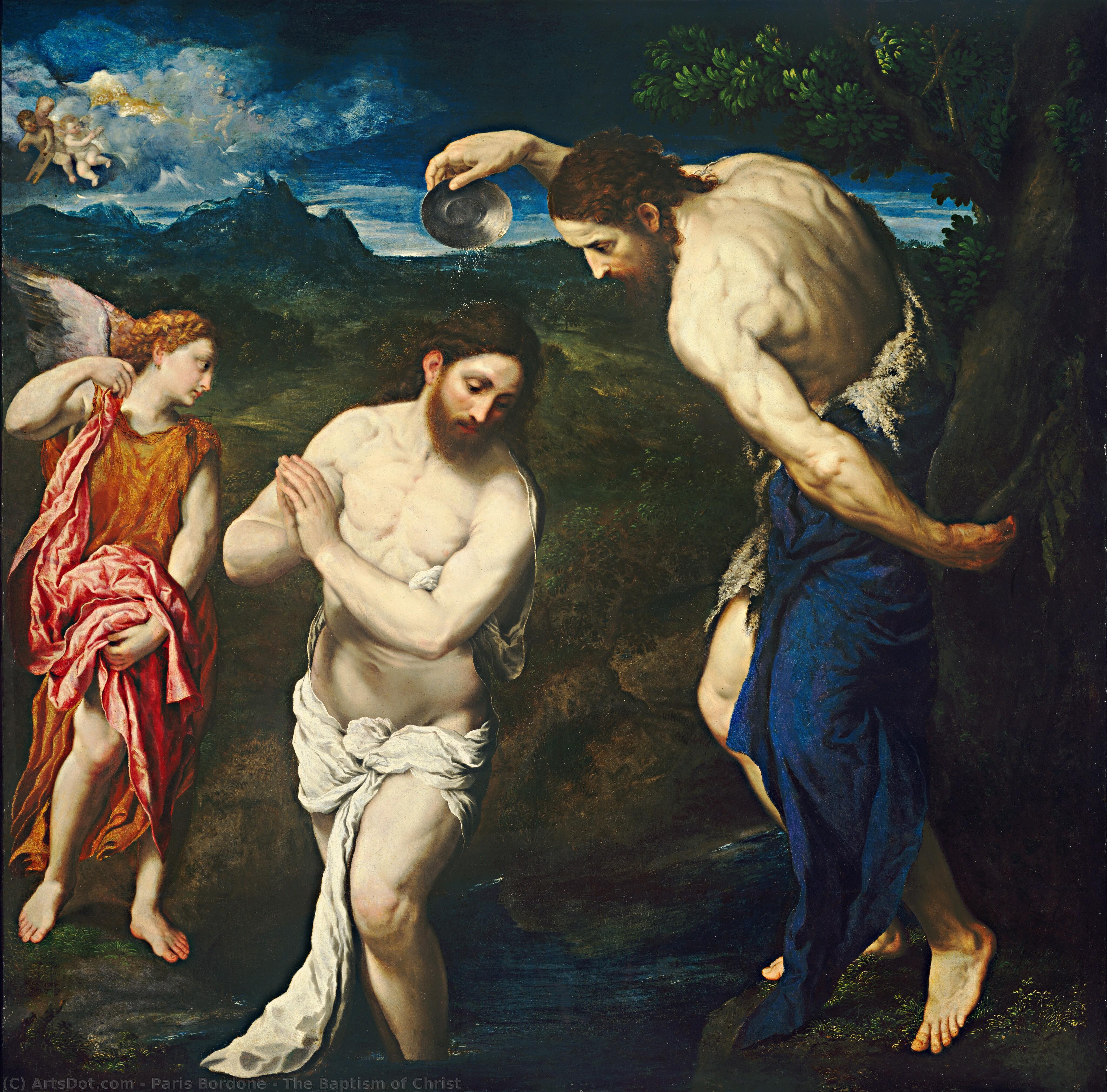 The Baptism Of Christ — Paris Bordone