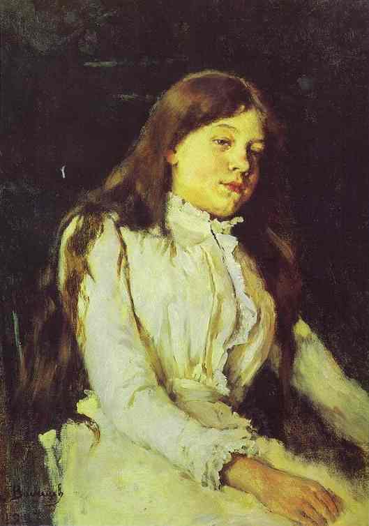 Portrait Of Natalia Mamontova — Victor Vasnetsov