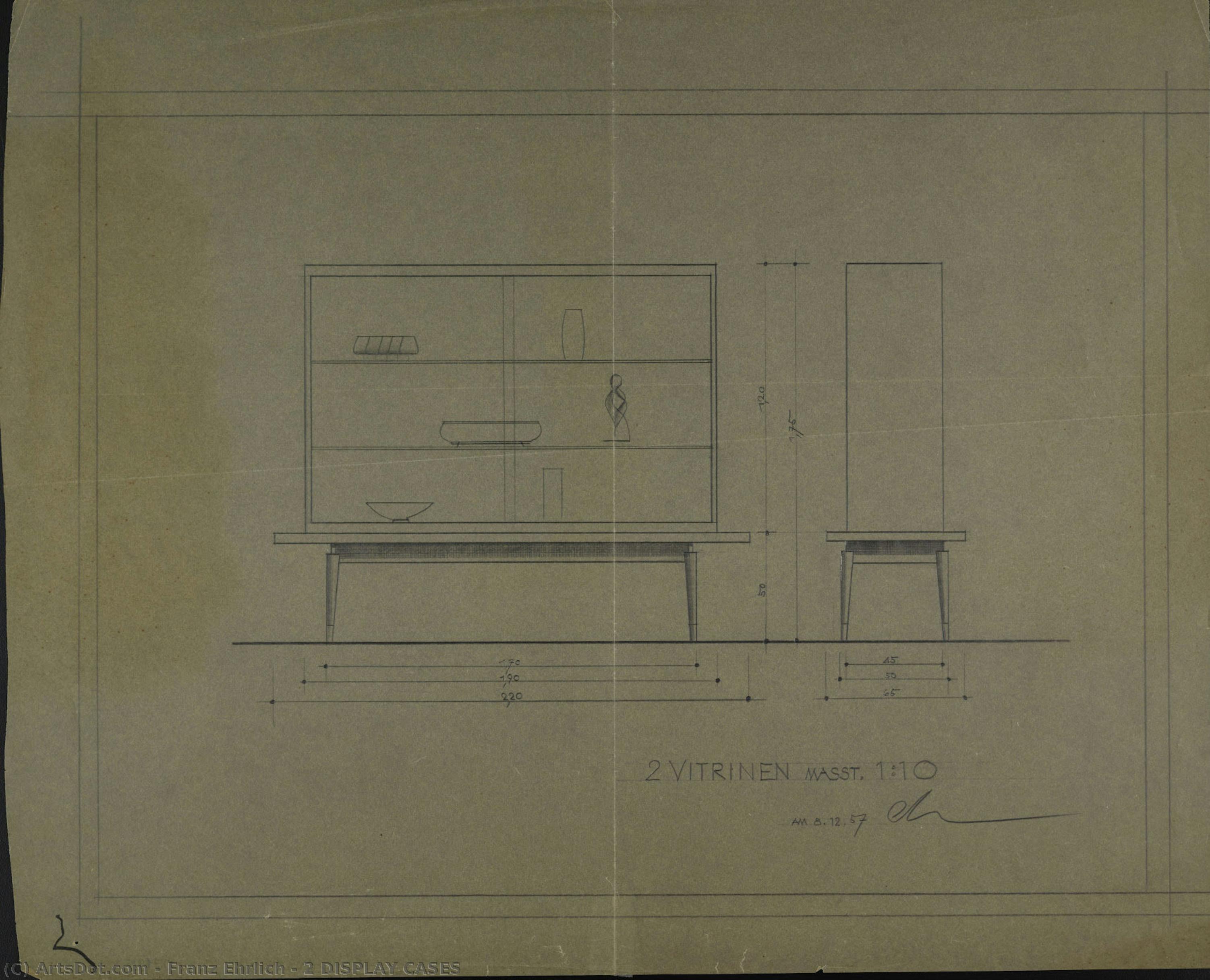 2 Display Cases — Franz Ehrlich