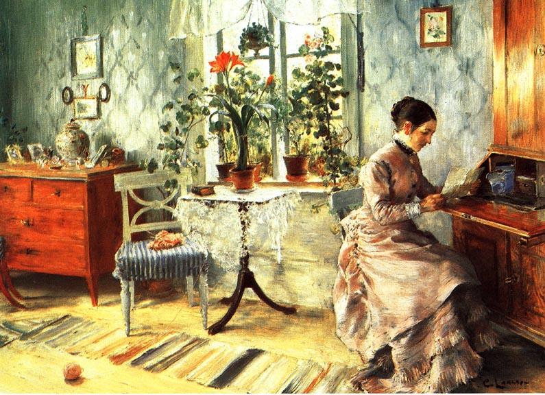 Woman Reading — Carl Larsson