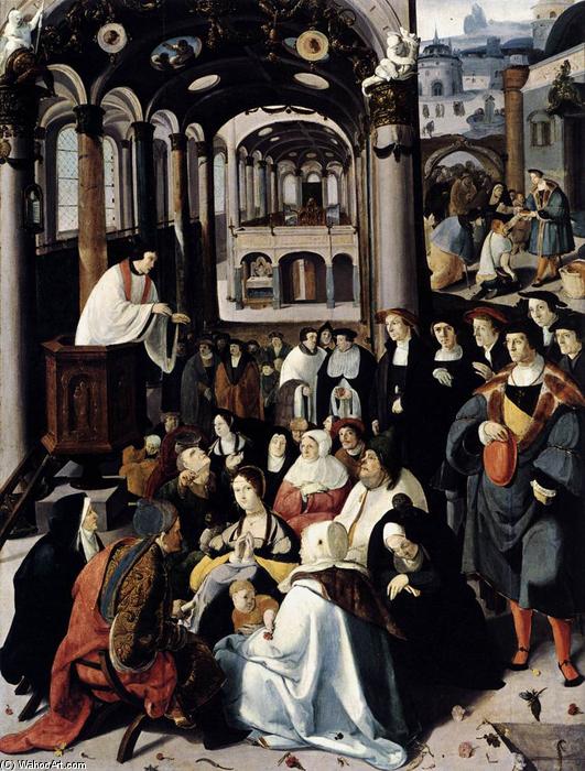 Preaching In The Church — Lucas Van Leyden