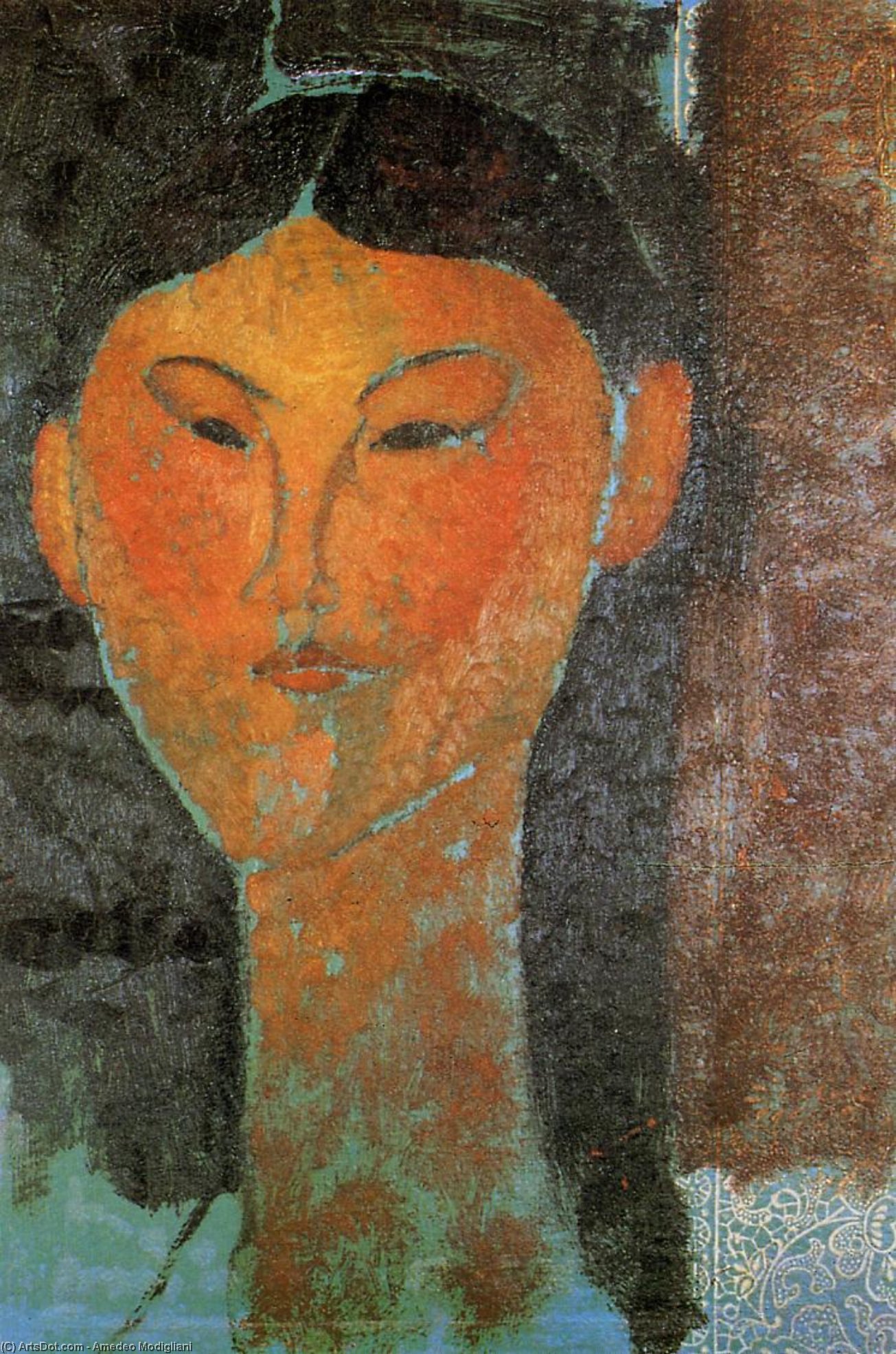 Porträt Von Beatrice Hastings — Amedeo Modigliani