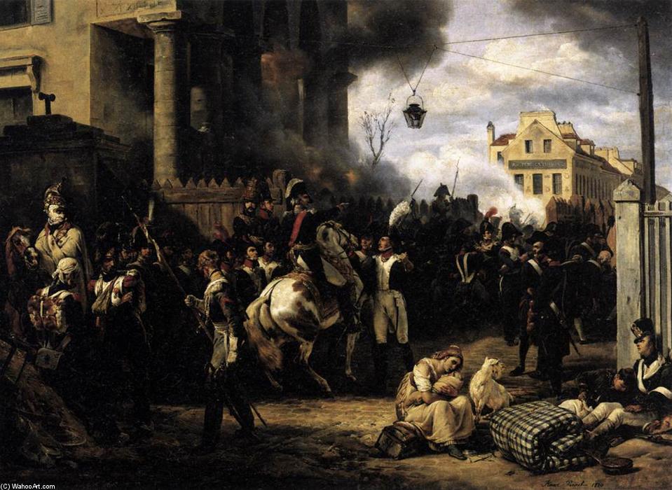 The Gate At Clichy — Emile Jean Horace Vernet