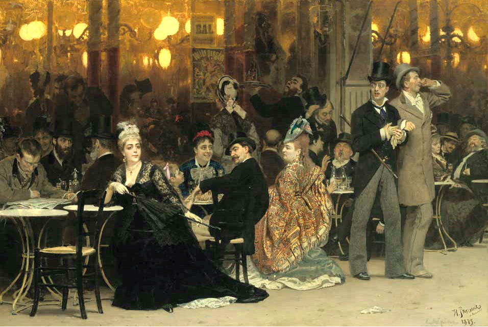 A Parisian Cafe — Ilya Yefimovich Repin
