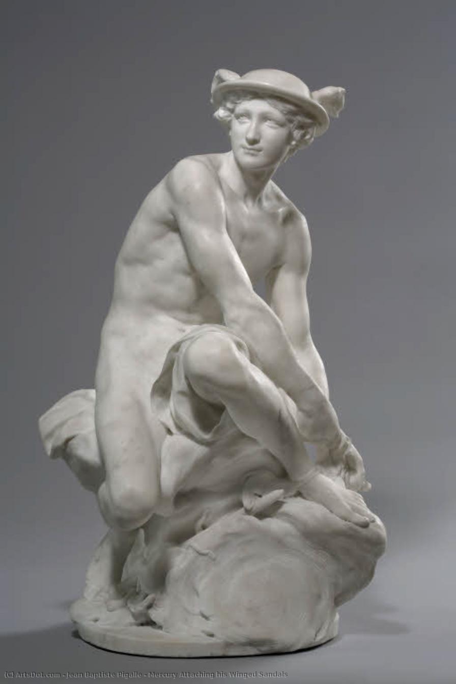 Mercury Attaching His Winged Sandals — Jean-baptiste Pigalle