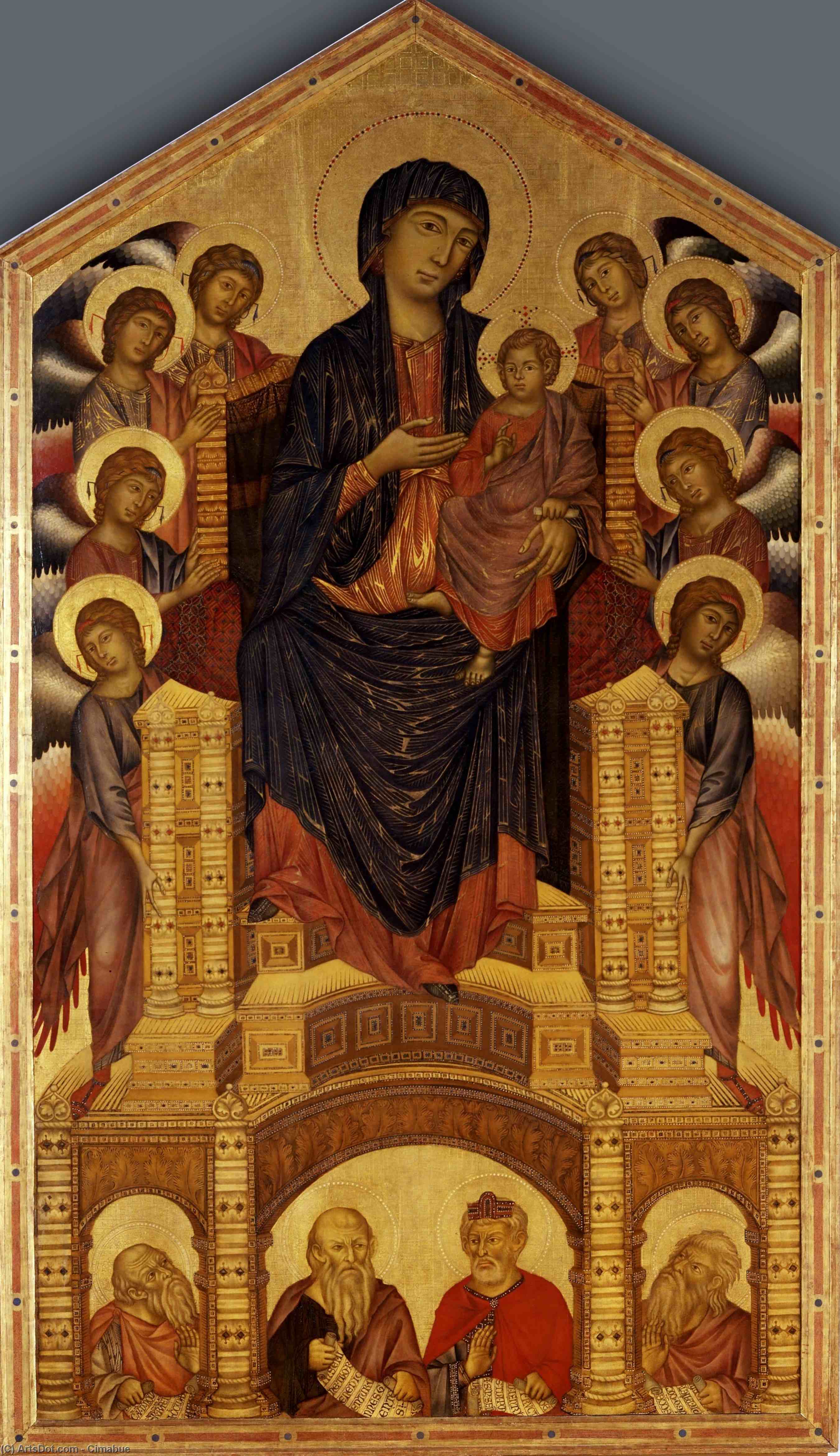 Madonna And Child Enthroned (maesta) — Cimabue
