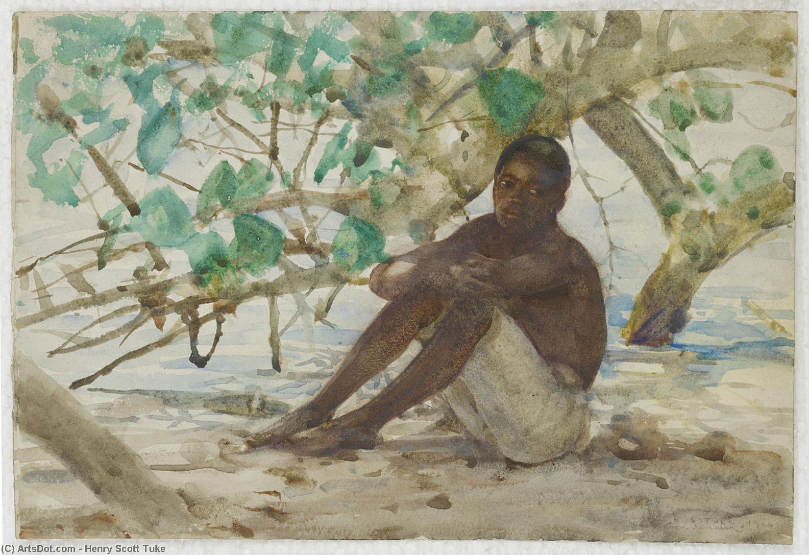 A West Indian Boy — Henry Scott Tuke