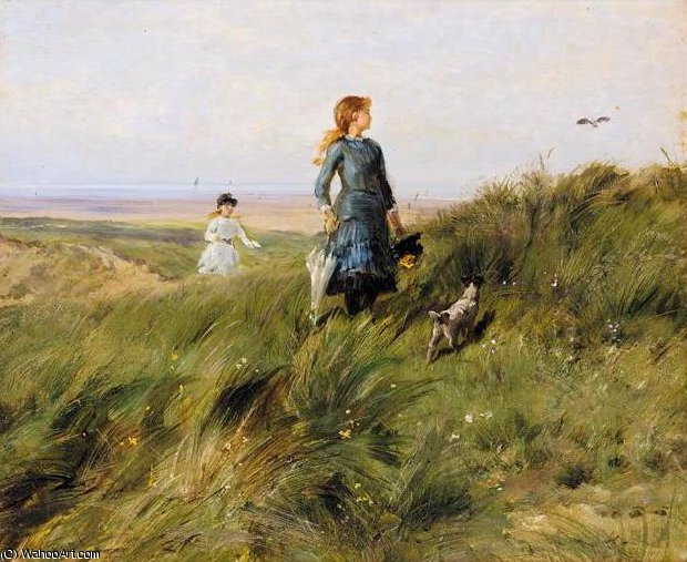 On The Sand Dunes — Heywood Hardy