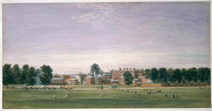 Buckingham House From The Green Park — David Cox
