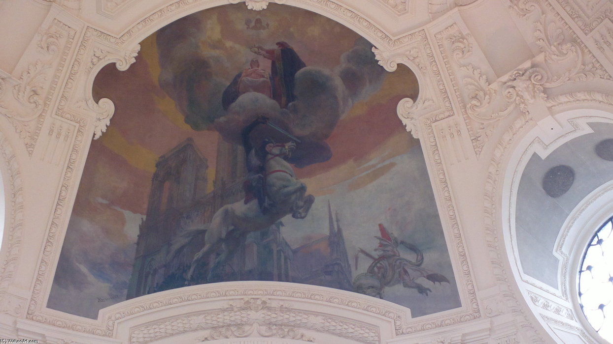 Le Vestibule D’entrée Du Petit Palais Décorée Par Albert Besnard - — Paul Albert Besnard
