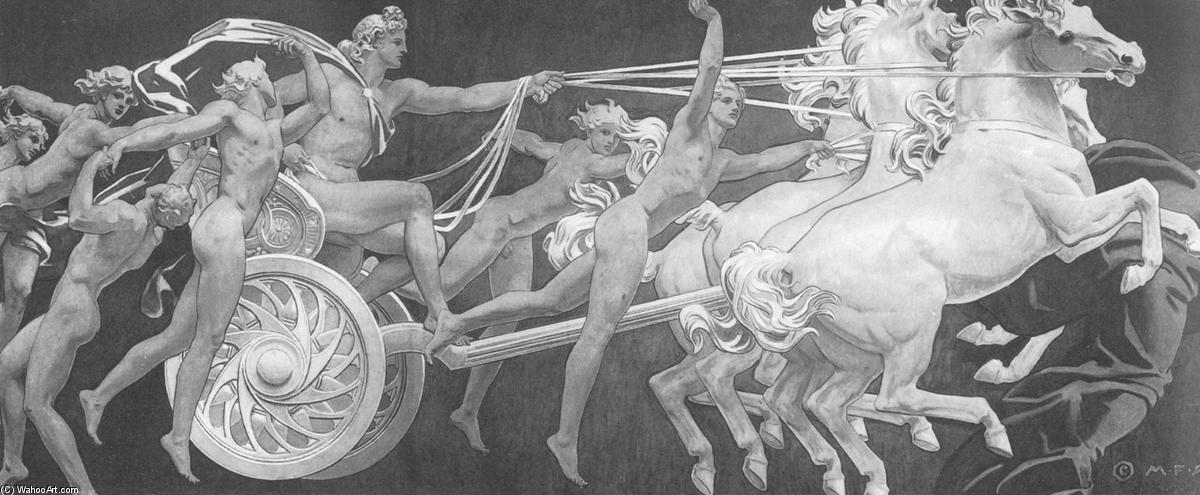 Apollo In His Chariot With The Hours — John Singer Sargent
