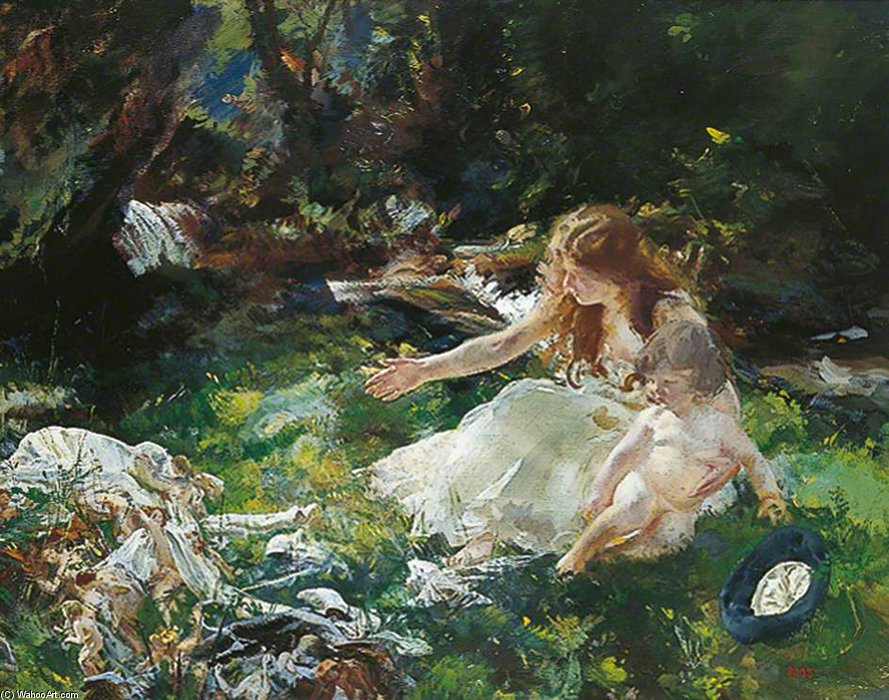 The Fairies Ran Away With Their Clothes — Charles Henry Sims