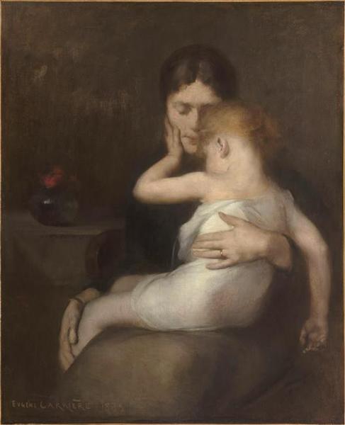 L'enfant Malade — Eugène Anatole Carrière
