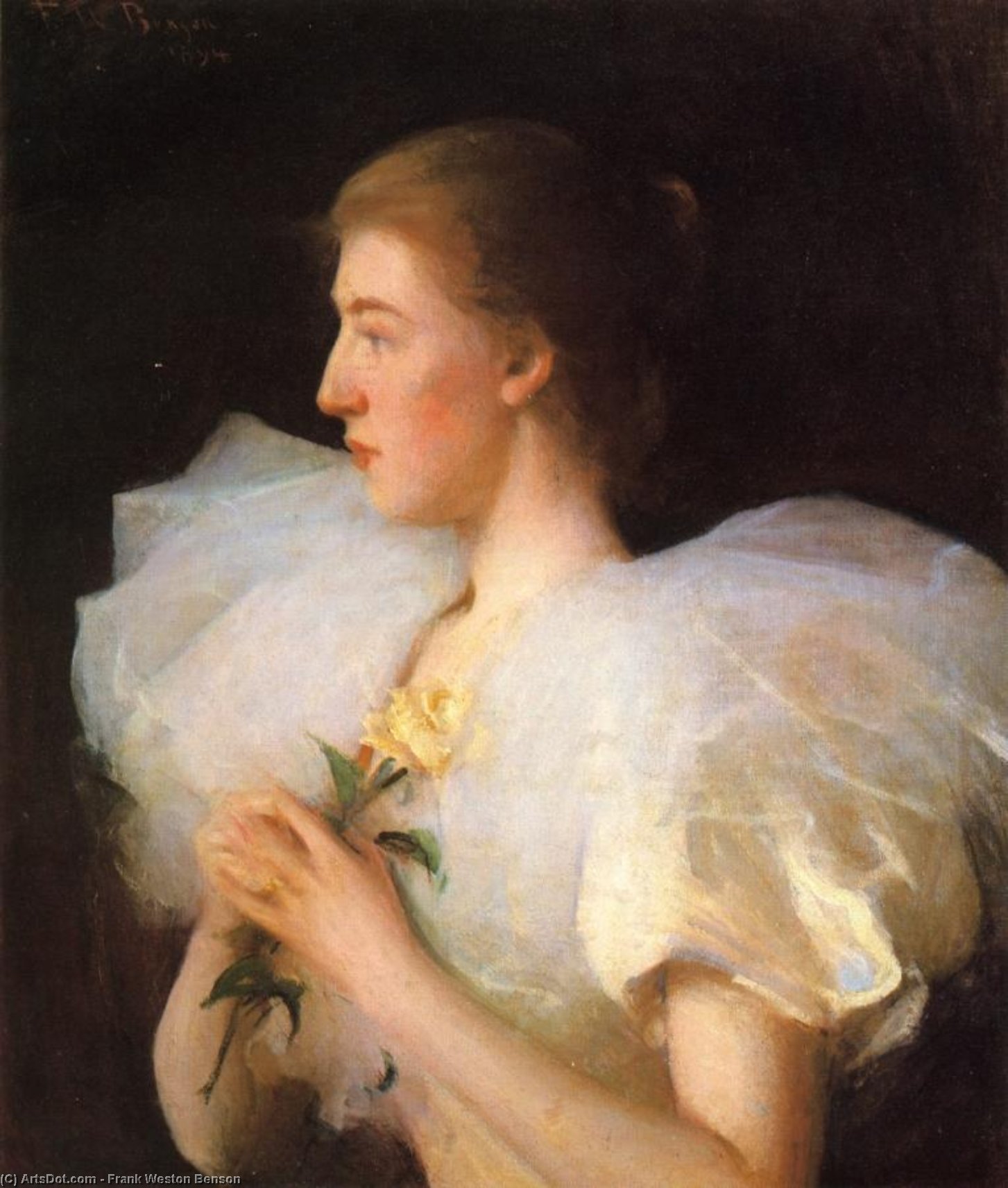 Portrait Of Emily Vanderbilt Binney — Frank Weston Benson
