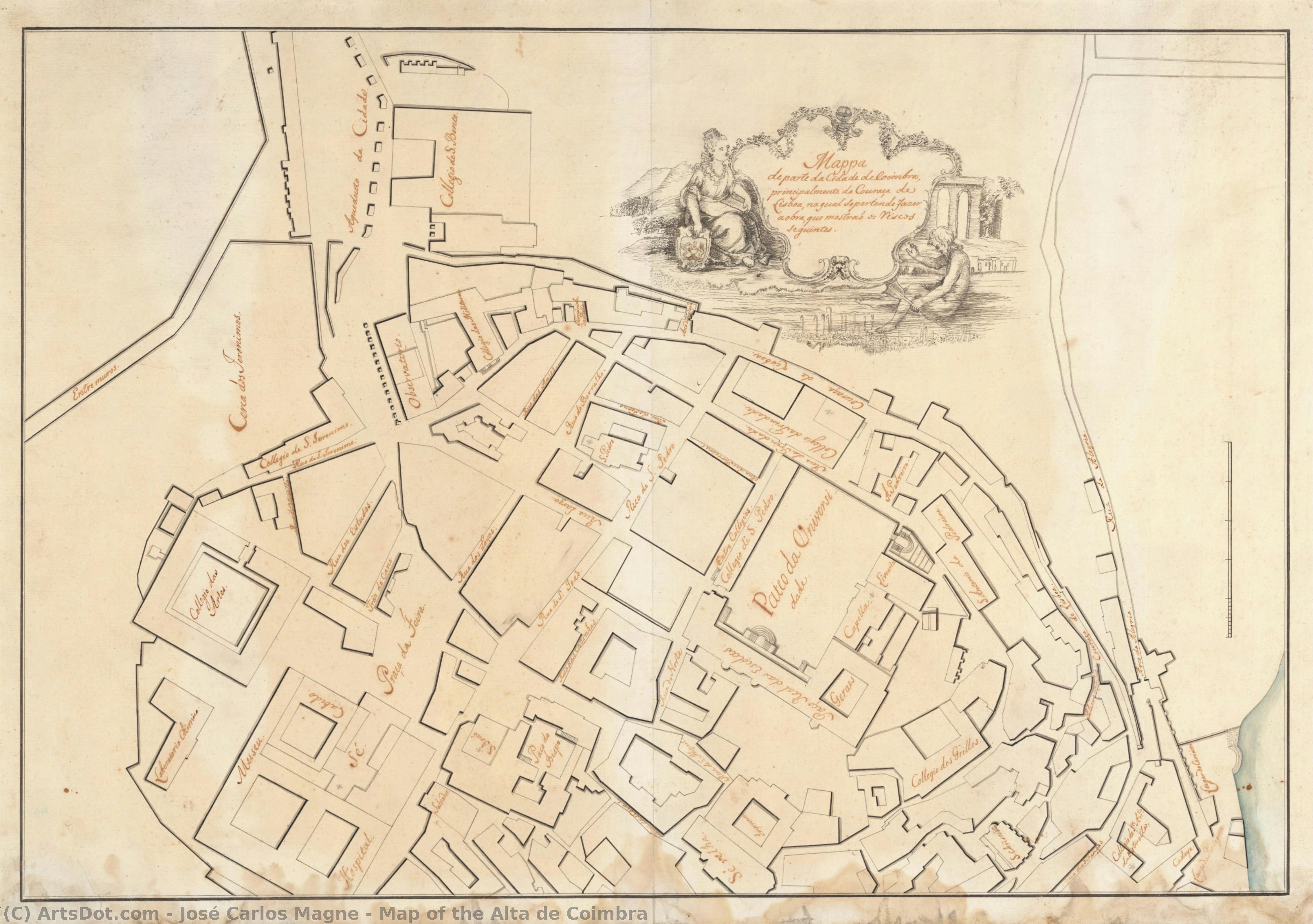 Map Of The Alta De Coimbra — José Carlos Magne