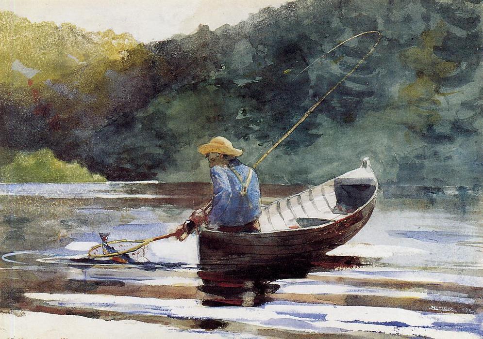 Boy Fishing — Winslow Homer