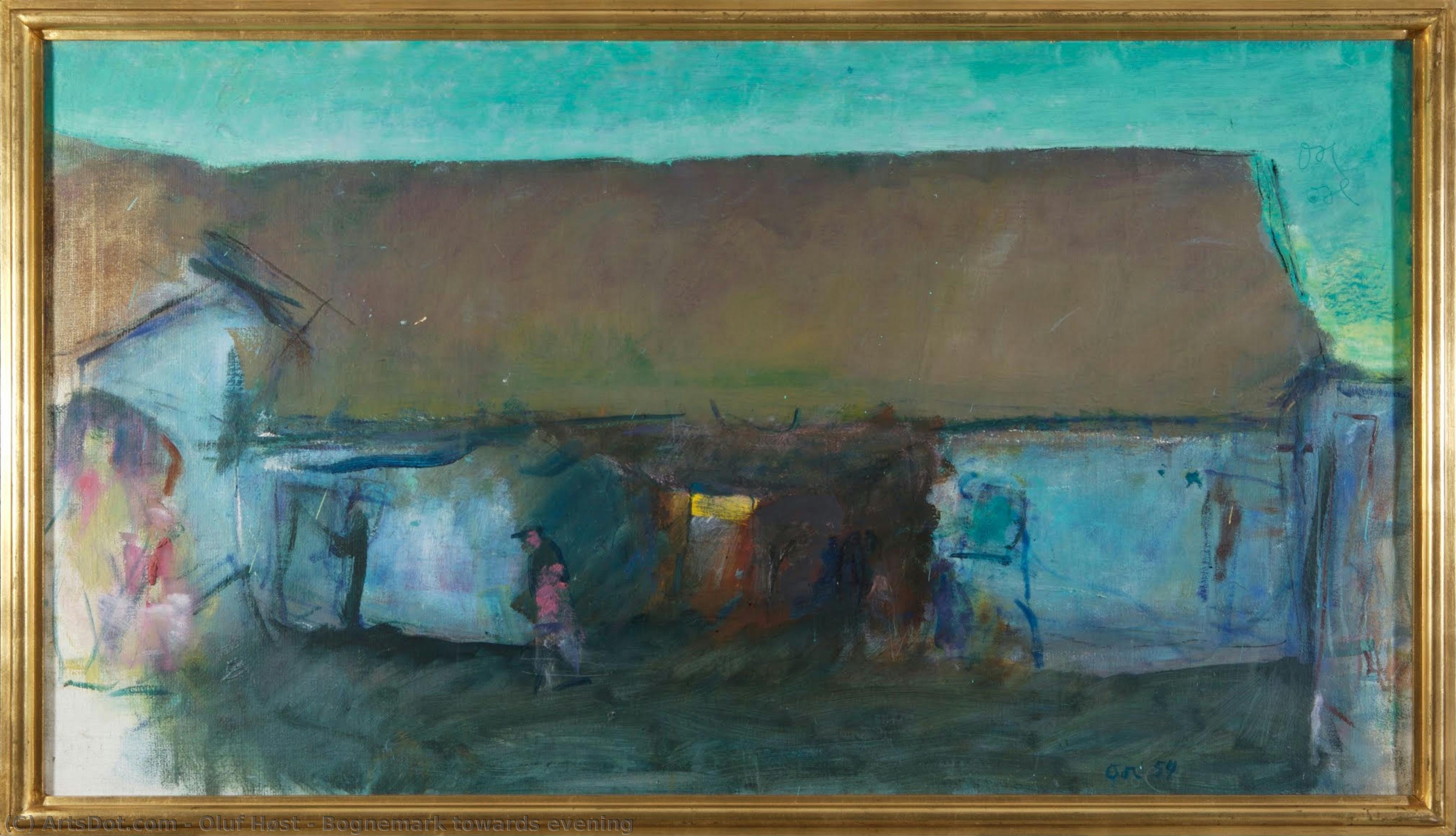 Bognemark Towards Evening — Oluf Høst