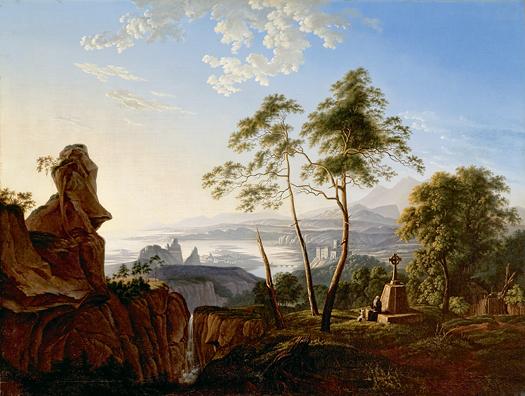 Landscape With Hermit — Carl Blechen