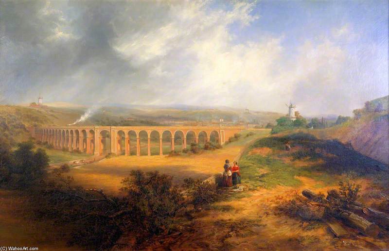 The London Road Viaduct, Brighton — John Wilson Carmichael