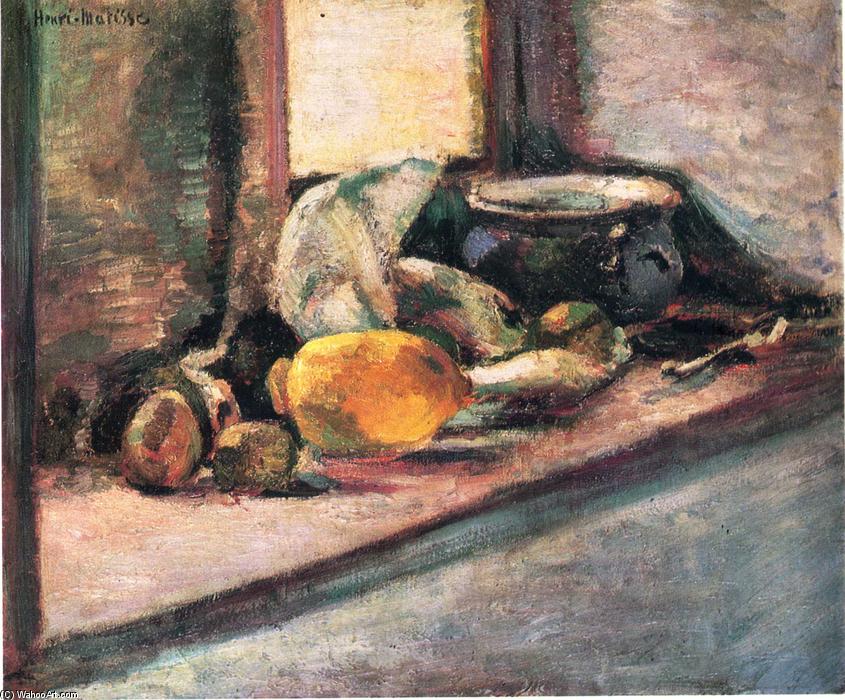 Blue Pot And Lemon — Henri Matisse