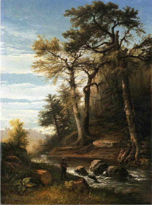 Fisherman By A Stream — John Williamson