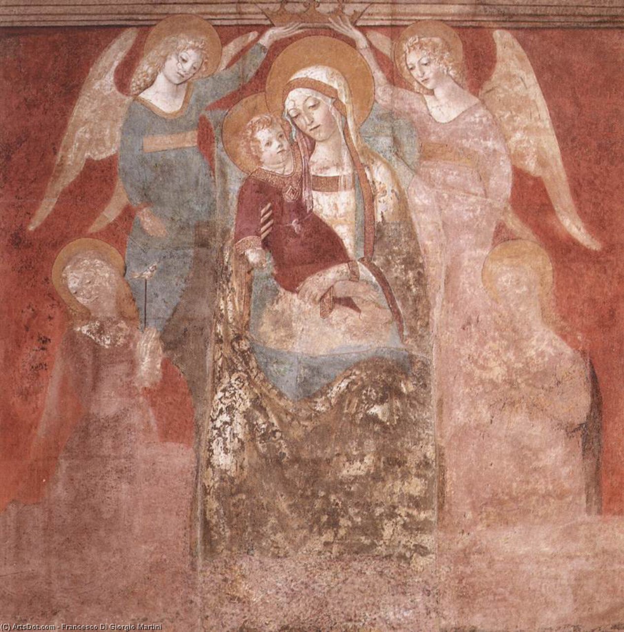 Madonna And Child With Angels — Francesco Di Giorgio Martini