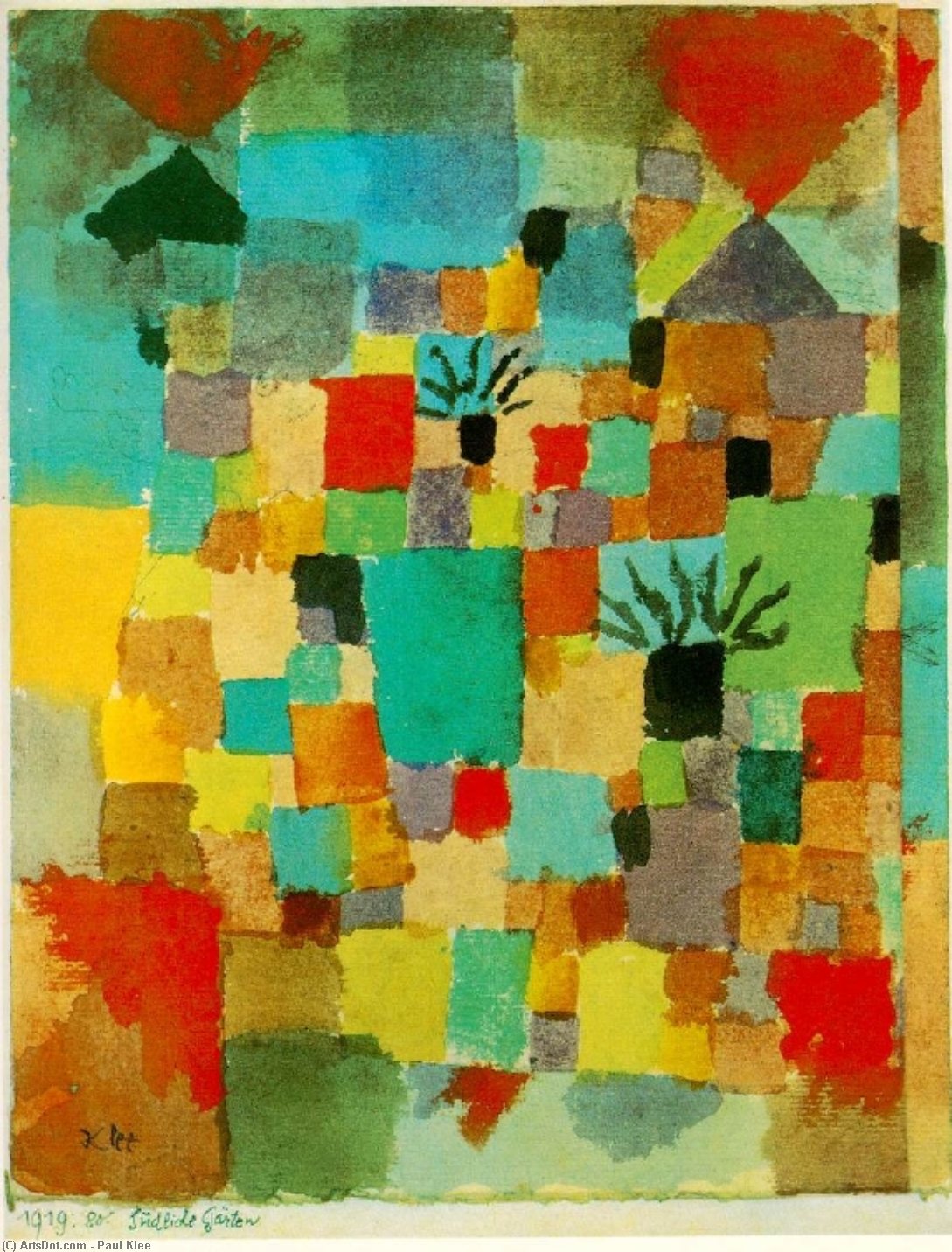 Southern (tunisian) Gardens — Paul Klee