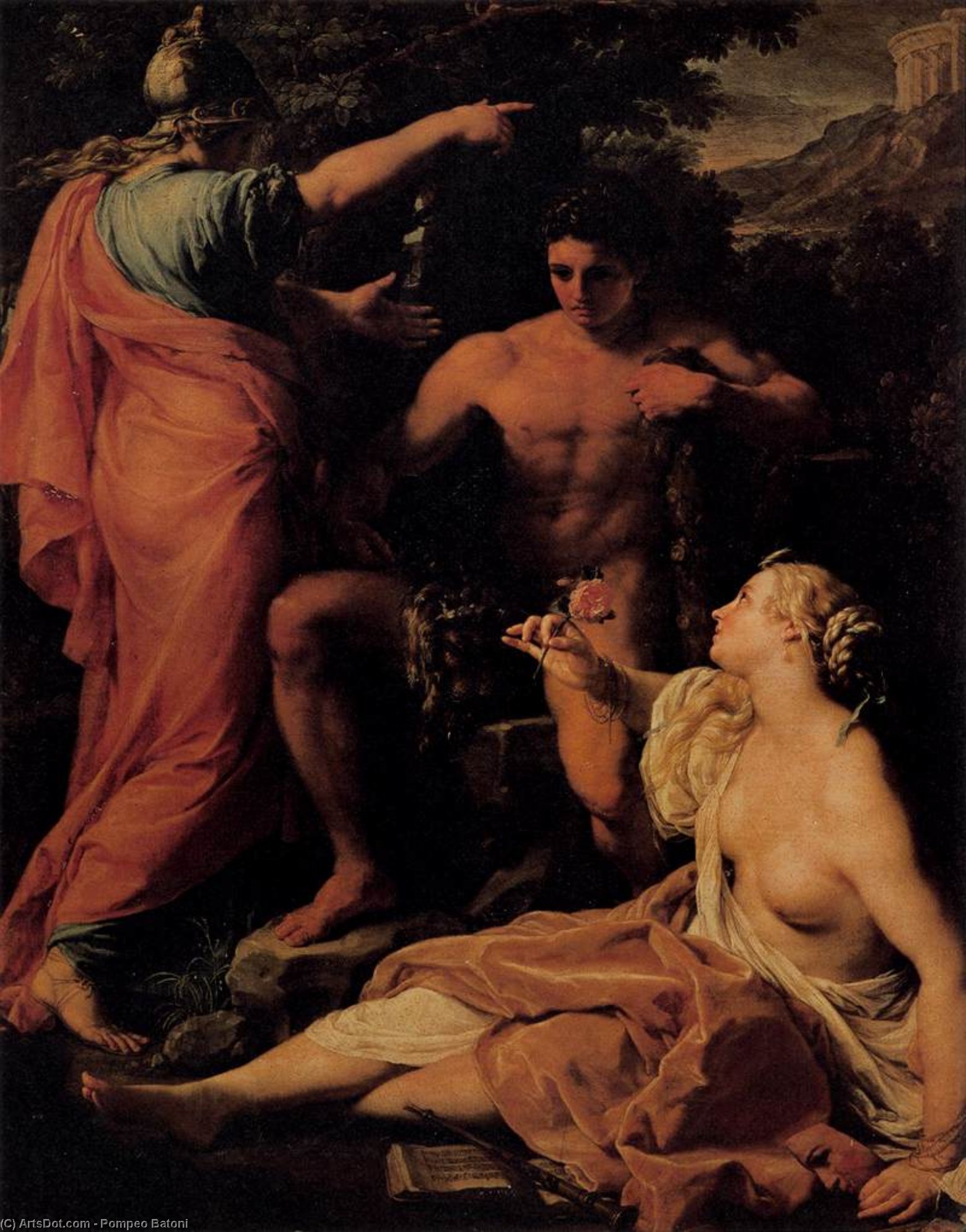Hercules At The Crossroads — Pompeo Batoni