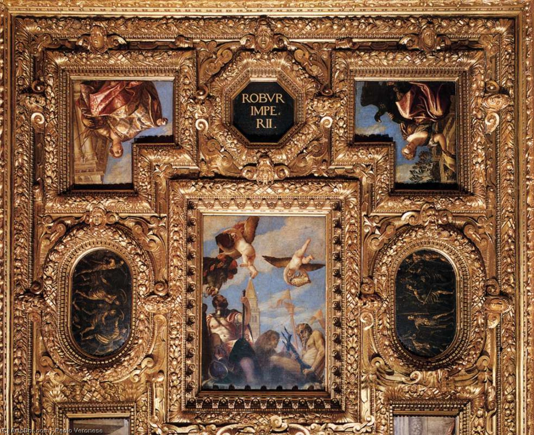 Ceiling Decoration (detail) (10) — Paolo Veronese