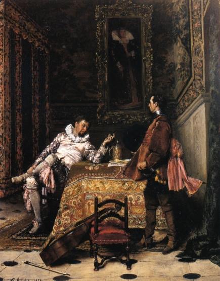 An Unexpected Guest — Ferdinand Victor Léon Roybet