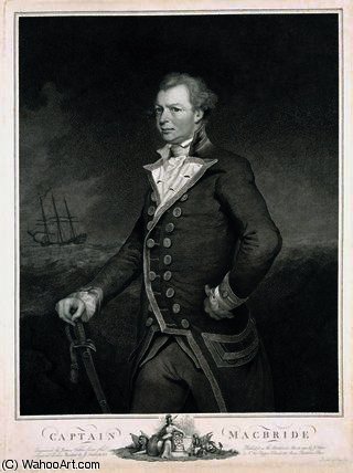 Portrait Of Admiral John Macbride Engraved — James Northcote