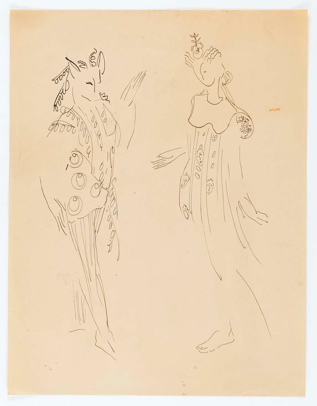 Costume Sketch — Joshua Charles Taylor