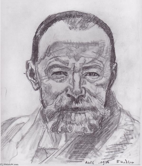 Study Of Self-portrait — Ferdinand Hodler