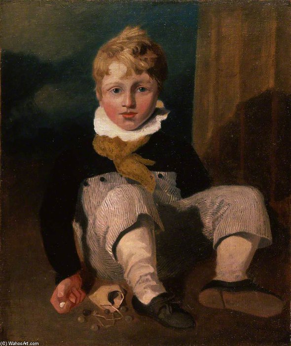 Boy At Marbles (henry Cotman) — John Sell Cotman