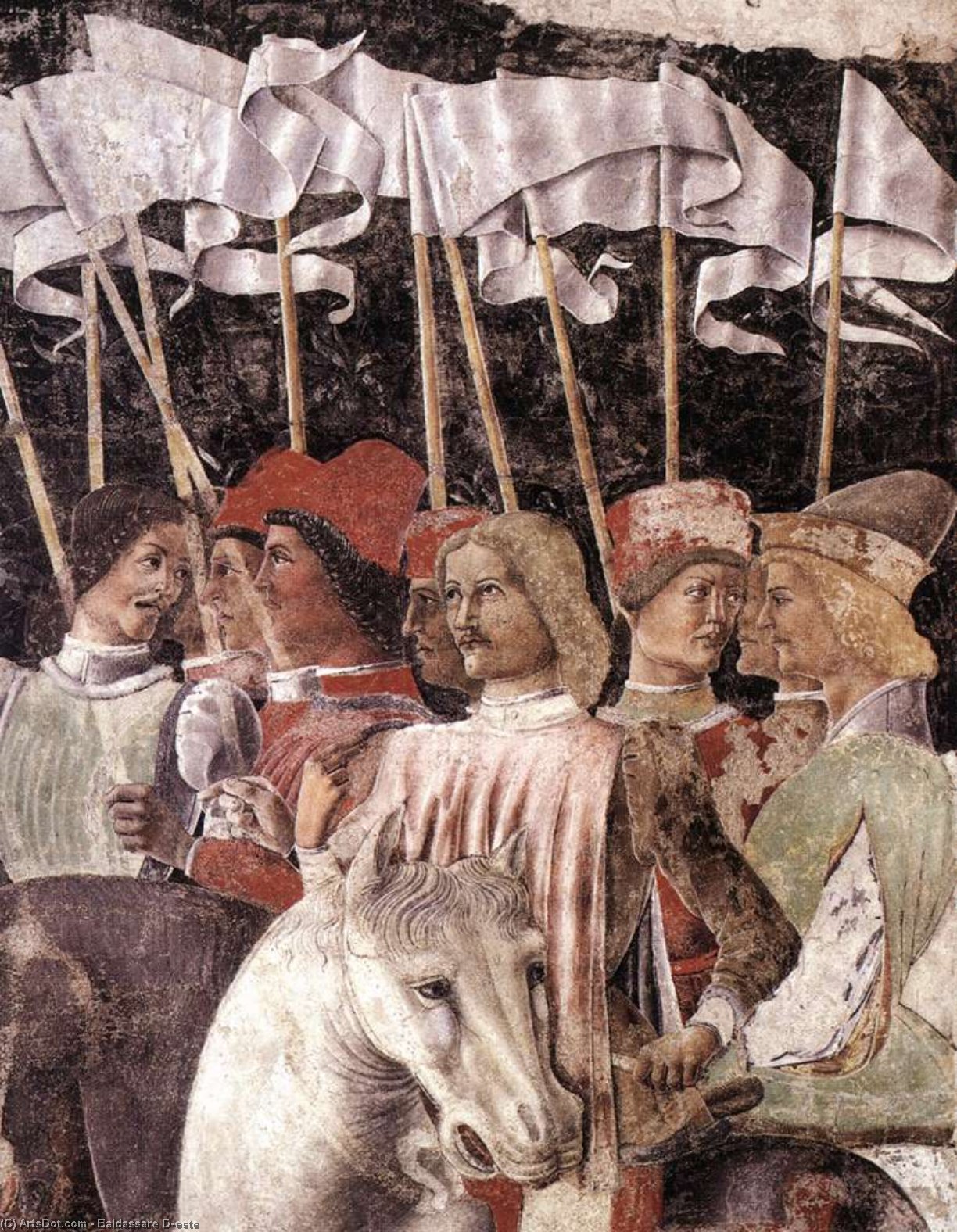 Horseman (detail) — Baldassare D'este
