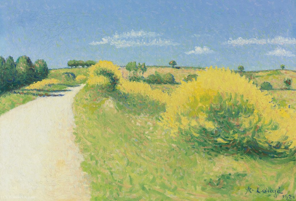 The Road Near Genets — Achille Laugé