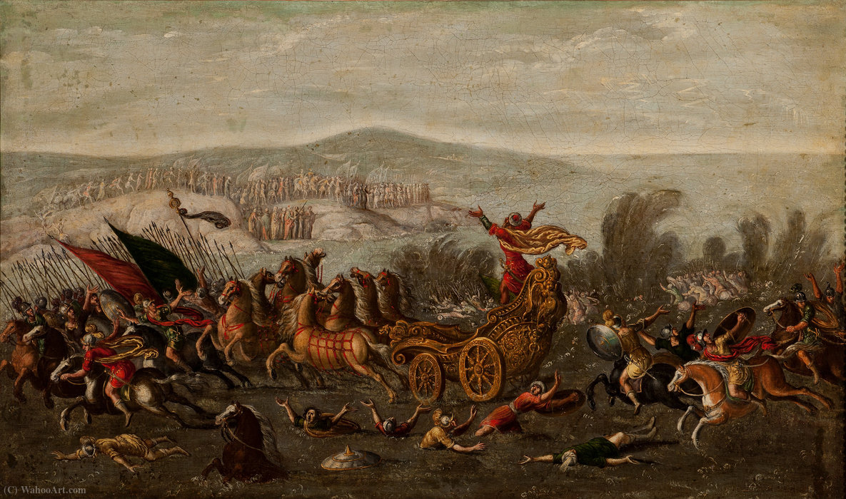 The Israelites Crossing The Red Sea — Juan De La Corte