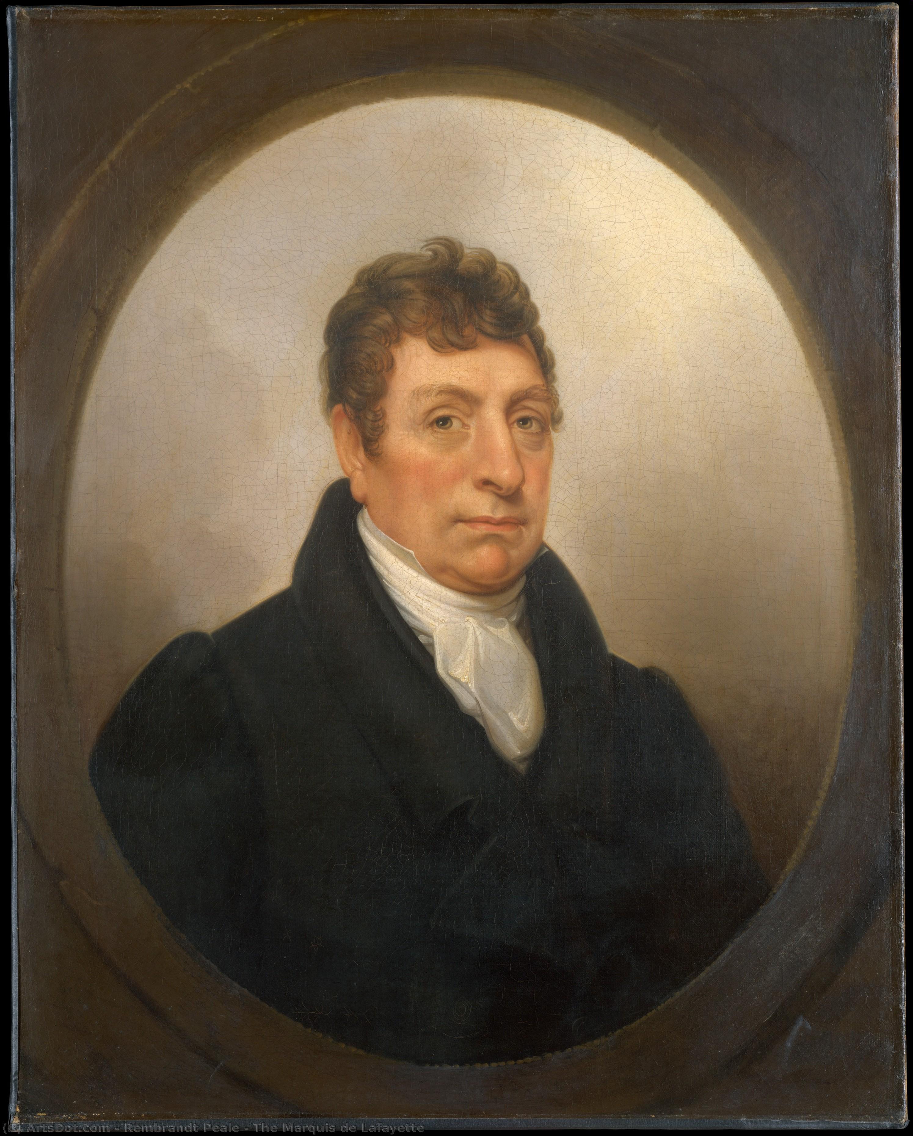 The Marquis De Lafayette — Rembrandt Peale
