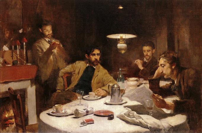 Ten Cent Breakfast — Willard Leroy Metcalf